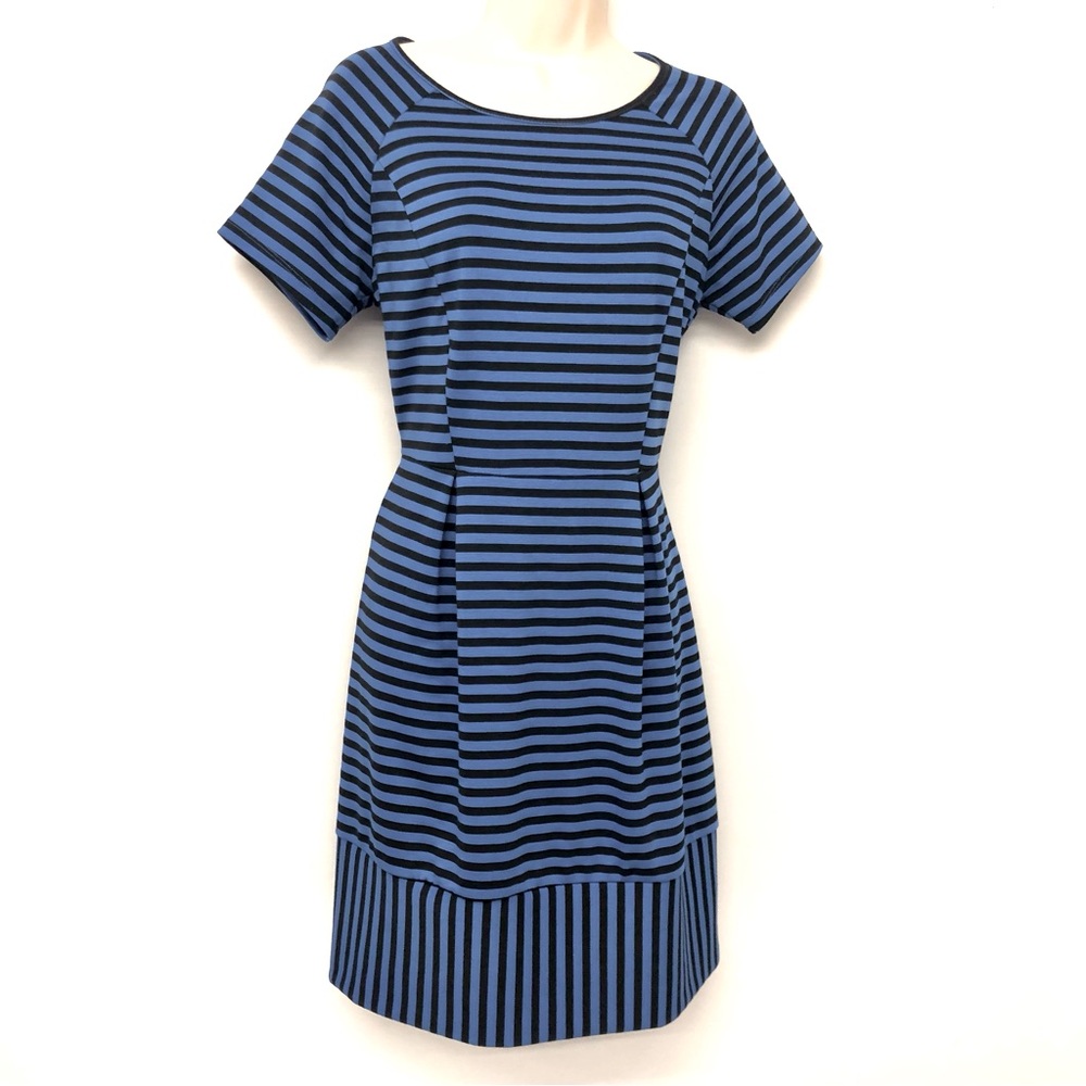 Pixley Navy Stripe Fit & Flare Dress